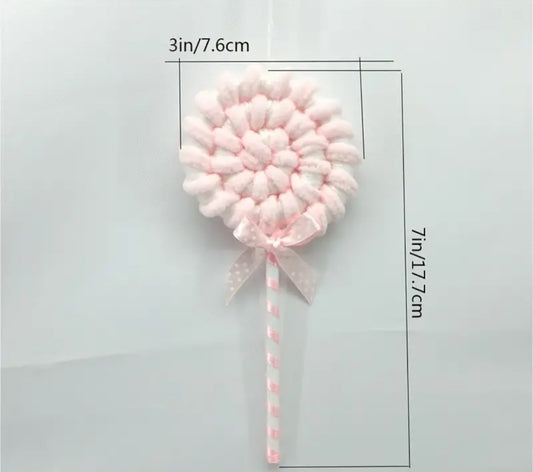 Weihnachtsbaum-Anhänger rosa Lollipop 17,7 cm Dekoration